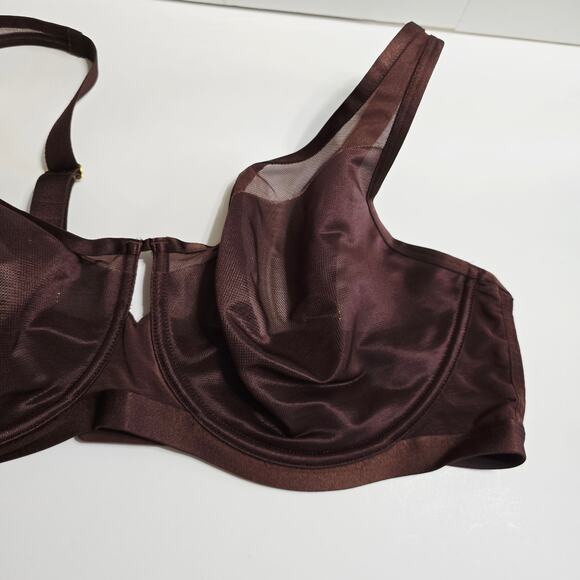 Soma Unbelievable Lift Scoop Balconette Unlined Mocha Size 42DD 42E - Picture 5 of 7